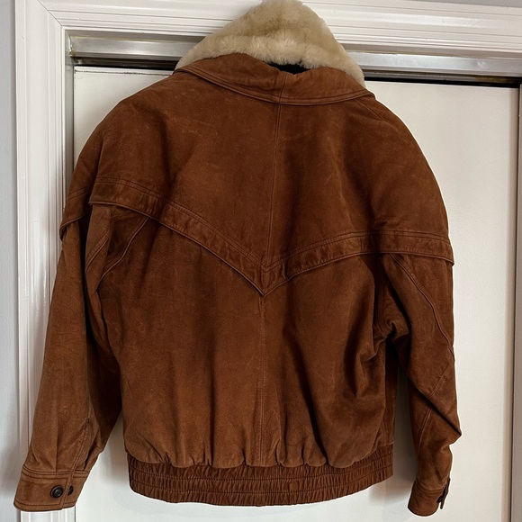 Wilsons Leather Brown Bomber Jacket - Picture 7 of 10
